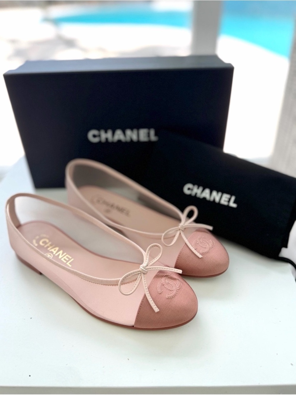 CHANEL Pink Ballet Flats - Picture 3 of 7